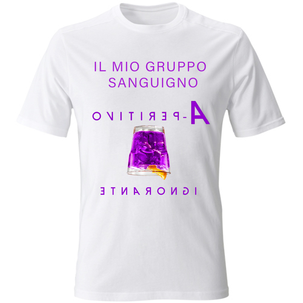 T-Shirt Unisex APERITIVO GRUPPO SANGUIGNO A SPECIAL EDITION