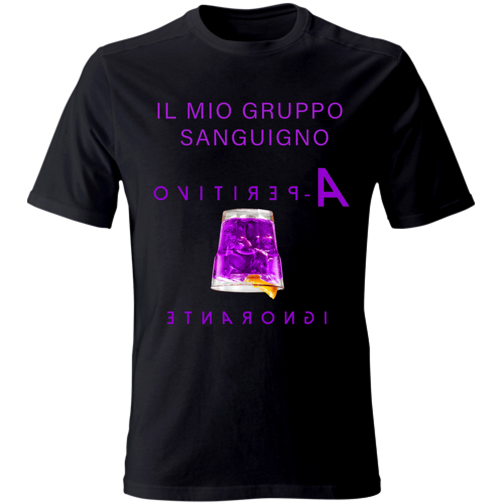 T-Shirt Unisex APERITIVO GRUPPO SANGUIGNO A SPECIAL EDITION